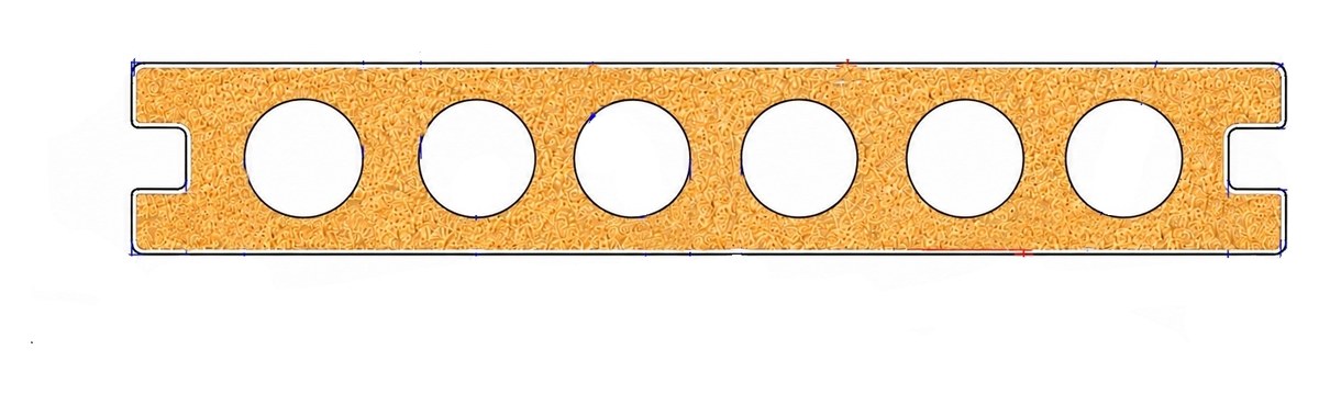 DB13823 型材截面 — 138 × 23 mm